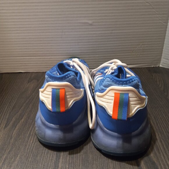 Adidas Ninja Boys 4 Boost Blue Running Shoes Sneakers 2K - Picture 9 of 14